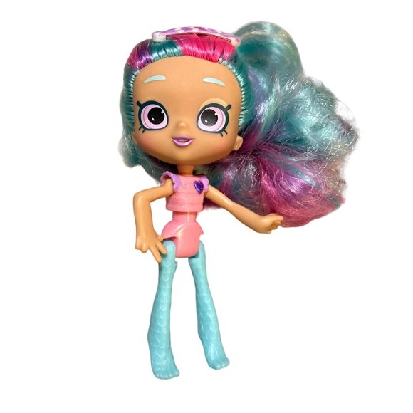 Kindi Kids Minis 2 Posable Bobble Head Dolls and Shopkins Moose Doll - Picture 4 of 13